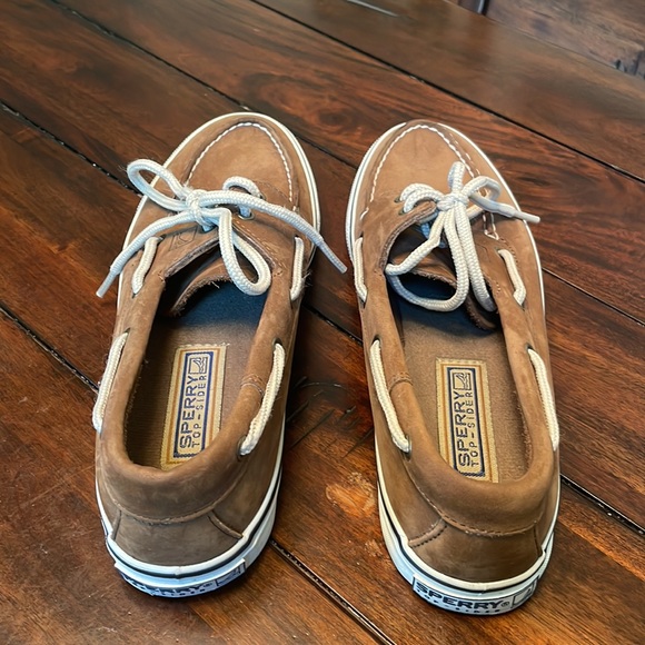 Sperry top-sider suede leather boat shoe size 8 1/2 - Picture 4 of 9